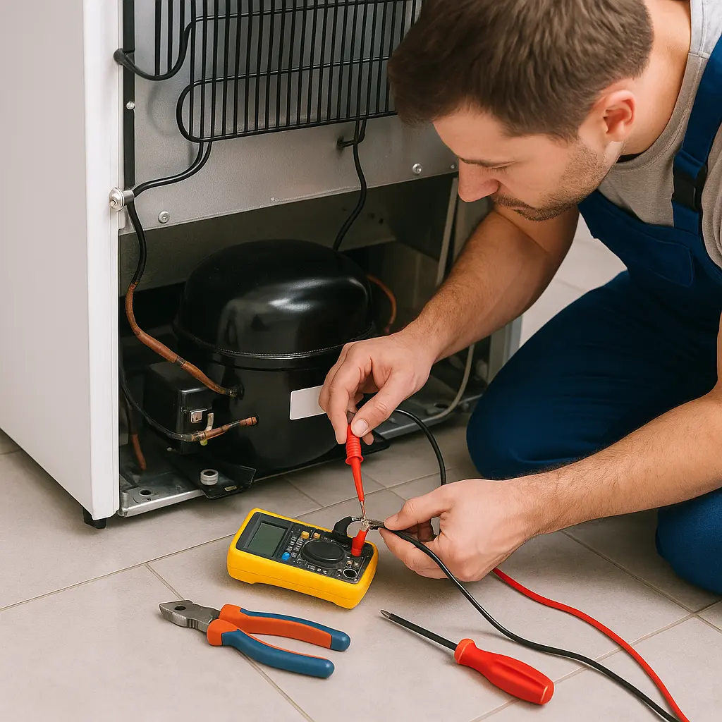 Fixing Refridgerator or Frdige Compressor. Fridge Repair, Cooling system Fixing