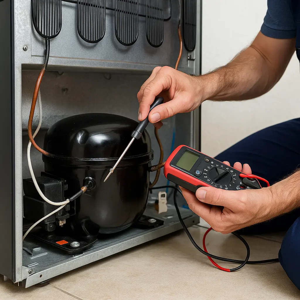 Fixing Refridgerator or Frdige Compressor. Fridge Repair, Cooling system Fixing